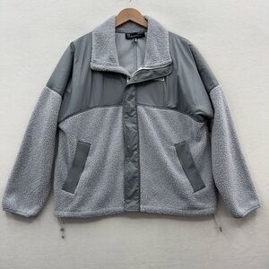 Under Armour Mens Large Textured Jacket Boucle Mission Water Resistant